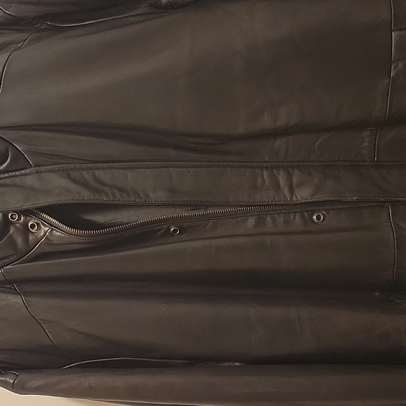 Vintage buttery soft mens leather jacket size large - Picture 5 of 8